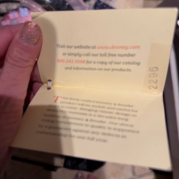 Dooney & Bourke Black and Brown Satchel - Picture 9 of 9